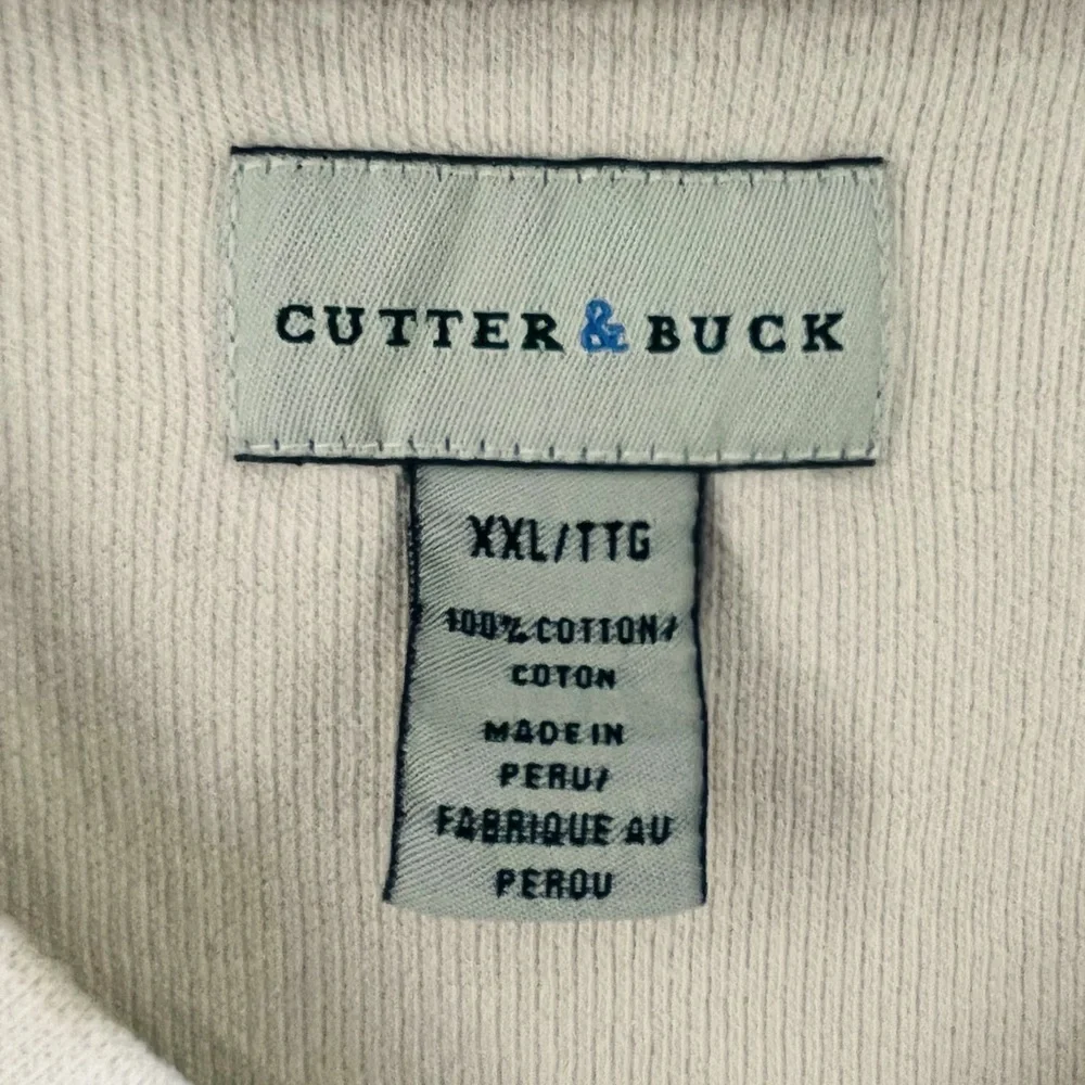 Vintage 2002 US Open Cutter & Buck Mens Tan Sweater Vest XXL 10460